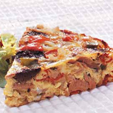 Basque-Style Tortilla with Tuna and Tapenade