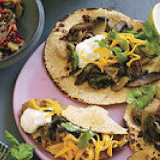 Smoky Poblano-and-Portobello Tacos