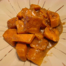 Curried Sweet Potatoes in Coconut Milk