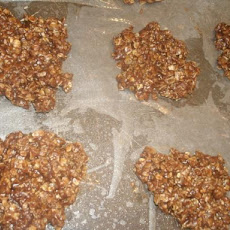 Peanut Butter in My Chocolate No-Bake Cookies