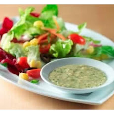 Green Salad with Posole and Creamy Cilantro-Lime Vinaigrette