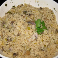 Mushroom Oven Rice