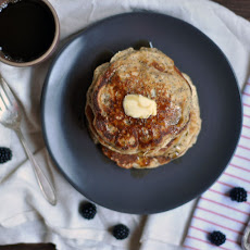 Whole Wheat Almond-Poppy Seed pancakes