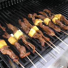 Hoisin Garlic Steak on a Stick