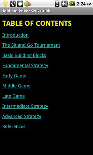 【免費書籍App】Hold'em Poker SNG Guide-APP點子
