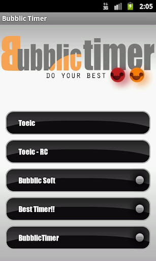 Bubblic Test Timer