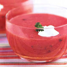 Cold Tomato and Sour Cream Soup