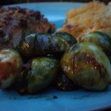 Soy and Sriracha Glazed Brussels Sprouts