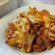Simple Baked Mostaccioli