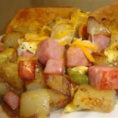 Ham N Egg Skillet
