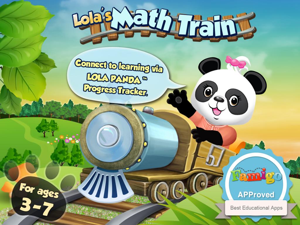 Android application Lola’s Math Train Learn Basics screenshort