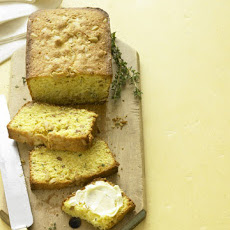 Polenta Quick Bread with Lemon and Thyme