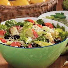 Lemon Artichoke Romaine Salad