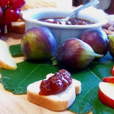Fresh Fig and Ginger Chutney from the Auberge
