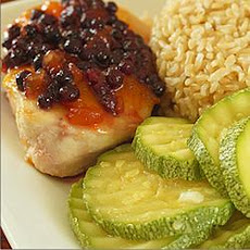 Chicken with Blueberry Sauce