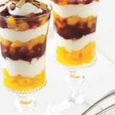 Mango-Raspberry Parfaits