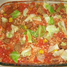 Sausage Cabbage Bake