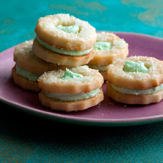 Delicate Mint Sandwich Holiday Cookies