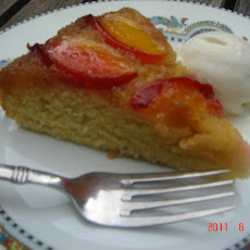 GF Nectarine Upside Down Cake