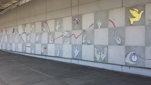 Mosaic Murals At Estacion Deportivo