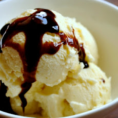 Scooped: White Chocolate Mint Ice Cream with Pomegranate Molasses