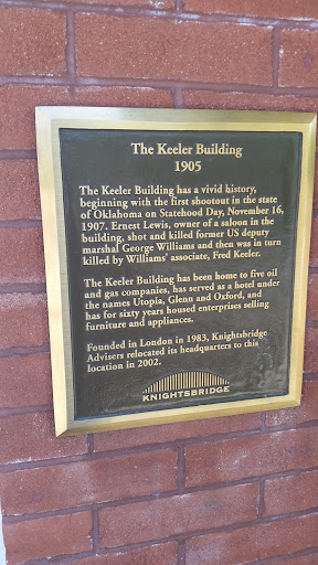 The Keeler Building Memorial Plaque