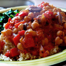 Chickpea Marinara over Couscous