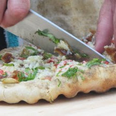 Spring Lamb Sausage Pizza Recipe