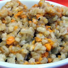 Sweet Potato Barley Risotto in the Crock Pot