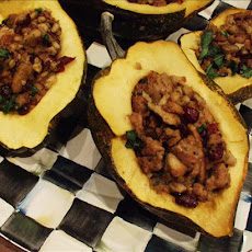 Sausage Stuffed Acorn Squash