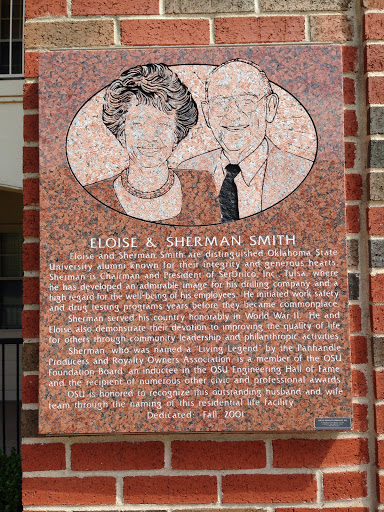 Eloise And Sherman Smith Dedication Plaque