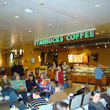 Starbucks cafe at Vienna airport