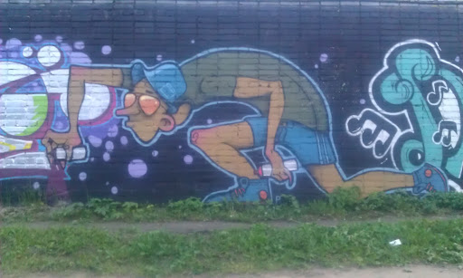 Graffiti with a Boy 