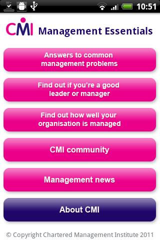 【免費商業App】CMI Management Essentials-APP點子