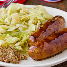 Cider Vinegar-Glazed Chicken Sausage