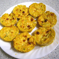 Crustless Carrot, Zucchini & Cheese Mini-Quiches