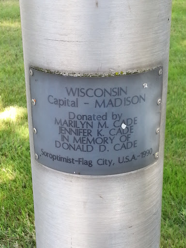 Wisconsin Dedication Flag
