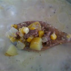 Corn Chowder with Beef