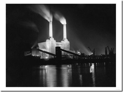 WA3189318~Battersea-Power-Station-Lit-up-at-Night-1951-Posters