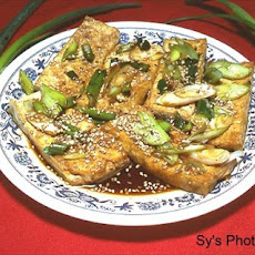 Fried Bean Curd (Tofu) With Soy Sauce by Sy