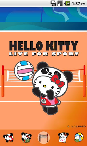 Hello Kitty Volleyball Theme