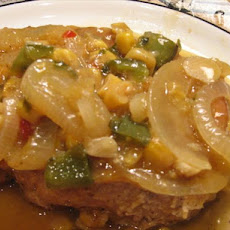 Creamy Poblano Pork Chops