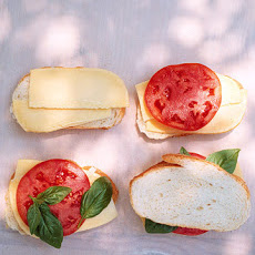 Grilled Cheese with Tomato and Basil