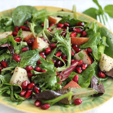 Poppyseed, Pomegranate and Pear Salad