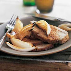 Honey-Cumin Roasted Pork with Caramelized Onions