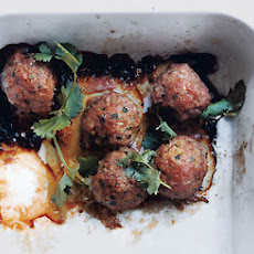 Asian Meatballs with Sesame Lime Dipping Sauce