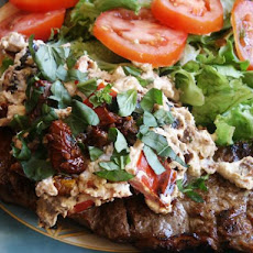 Steak With Red Peppers and Sun-Dried Tomatoes