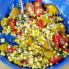 Roasted Corn and Tomato Salad