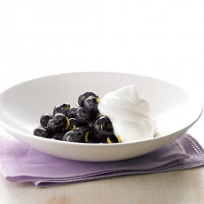 Blueberries with Maple Whipped Cream