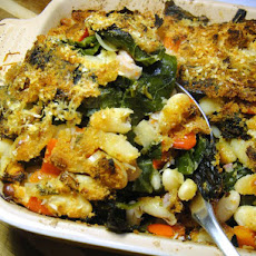 Collard Green and White Bean Gratin